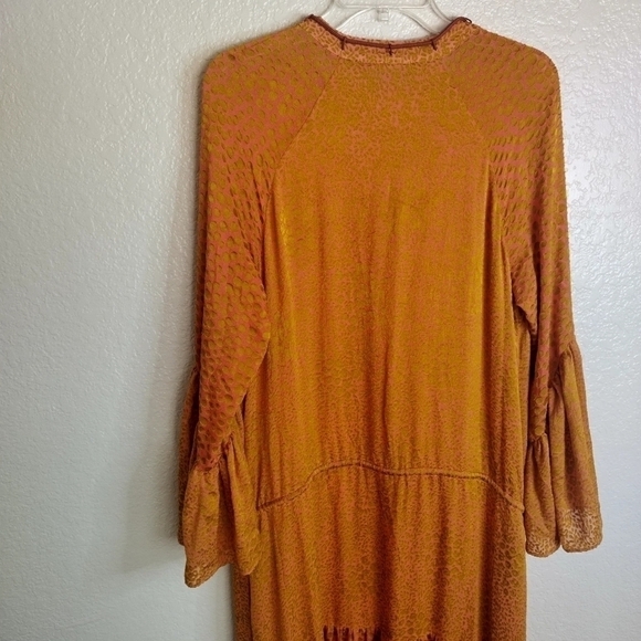 ALEXIS Maxi Floral Long-Sleeve Tiered Melodie Dress Sz M - Picture 9 of 12